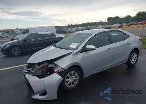 2017 Toyota Corolla L из США, поврежденный, VIN 2T1BURHEXHC779801